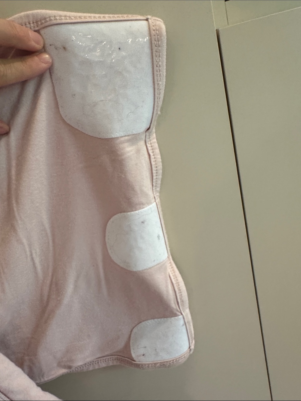 Kyte BABY Light Pink Sleep Sack Swaddle Dual Zipper & Removable Band XS 1.0 tog - Picture 3 of 8